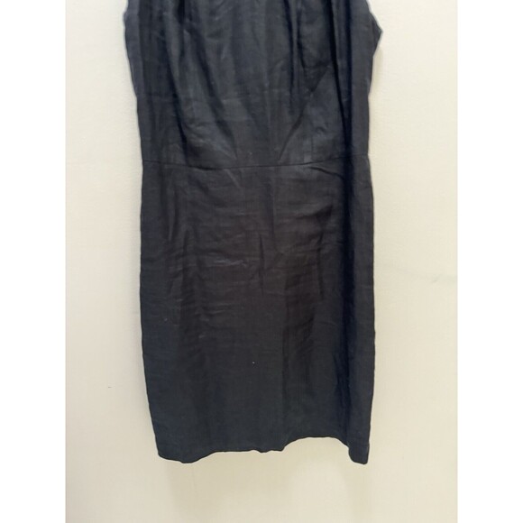 Loft 100% Linen High Collar Mini Dress Size 0 - Picture 4 of 10